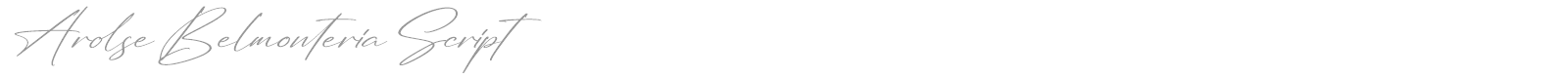 Arolse Belmonteria Script font preview